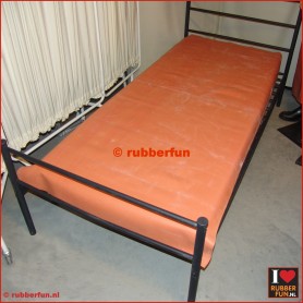 Rubber bed protector - mackintosh rubber - 200x90 / single bed - rubberfun.nl [art.no. 38BPM]