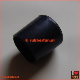 End cap - plastic - black - 22mm diameter - rubbefun.nl [art.no. 35G9]