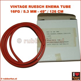 Enema tube - vintage - Ruesch - 16FR/FG - 125 cm