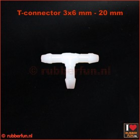 Connector - T-type - IxO 3x6 mm - 23x35mm