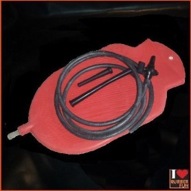 14ISR - enema bag set - red rubber