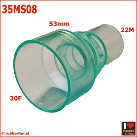 Medical connector - straight - 30F-22M