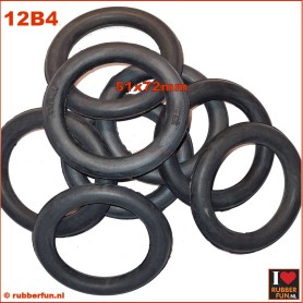 12B4 Rubber ring - O ring - black - 51x72mm