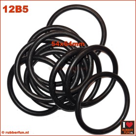 12B5 Rubber ring - O ring - black - 54x64mm
