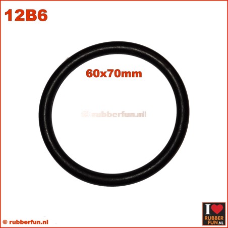 Rubber O-ring - IxO 60x70mm, wall 5.0mm