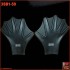 59 SALE - Rubber gloves - black - short (15-40 cm) 