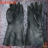 65 SALE - Rubber gloves - black - short (15-40 cm) 