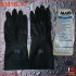 70 SALE - Rubber gloves - black - short (15-40 cm) 
