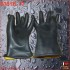 73 SALE - Rubber gloves - black - short (15-40 cm) 