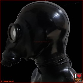Deluxe M41-GP5 gas mask with integrated zipper hood - rubberfun.nl [art.no. 41RS1201]