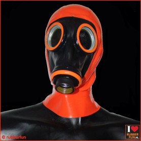 Deluxe M41-GP5 gas mask with integrated zipper hood - rubberfun.nl [art.no. 41RS1201]