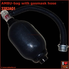 Ambu bag set 2A with corrugated hose and male connector