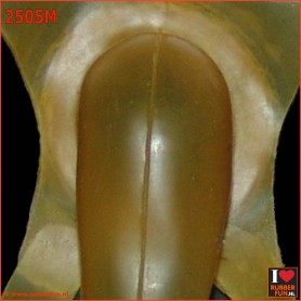 Urinal condom set - semi-clear latex