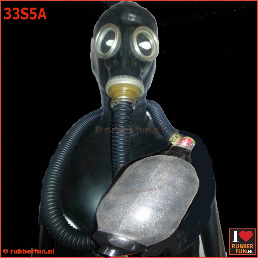 Ambu bag set 5A - ambu bag with breathing hose and gas mask