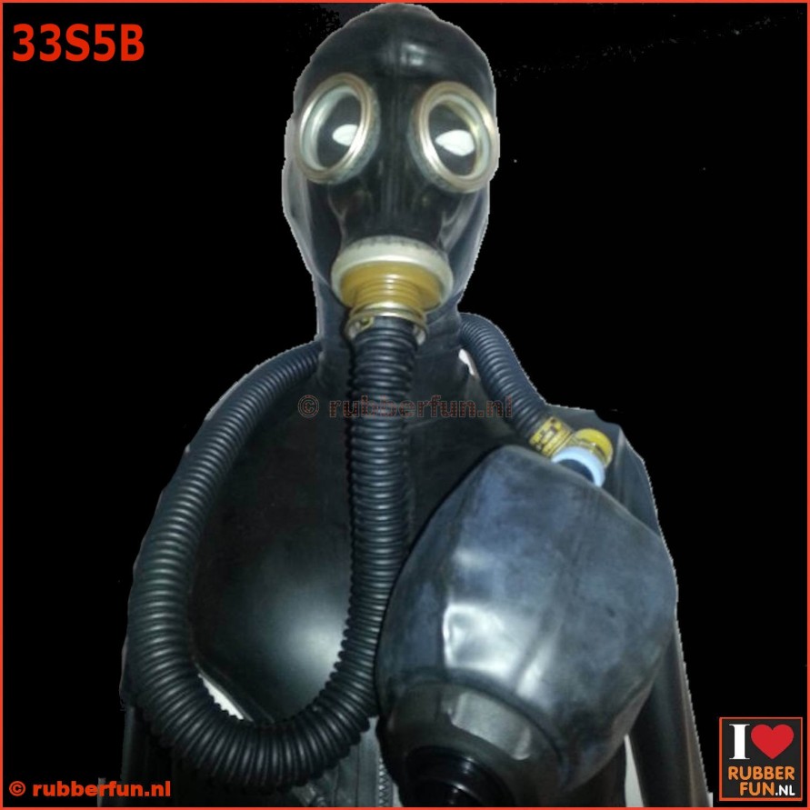 Ambu bag set 5B - ambu bag with breathing hose and gas mask