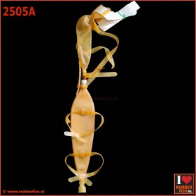 2505A - Urinal condom set - semi-clear latex