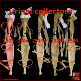 2505B - Urinal condom set - semi-clear latex