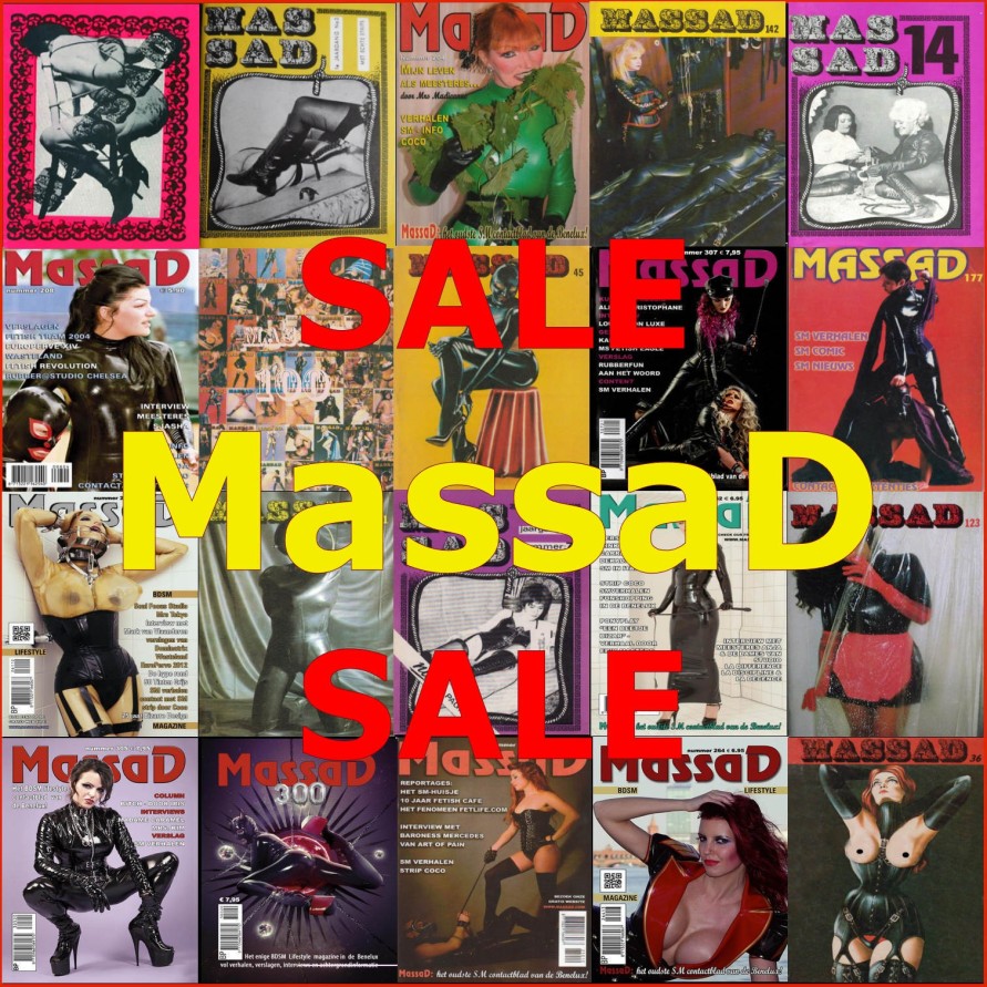 SALE - Fetish magazines - SERIE M - Dutch mag MASSAD