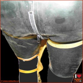 Latex urinal leg bag with straps - 750ml