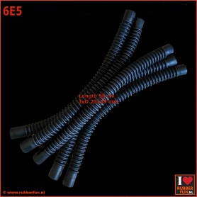 Corrugated hose - 50 cm - IxO 23 x 29 mm - set of 5