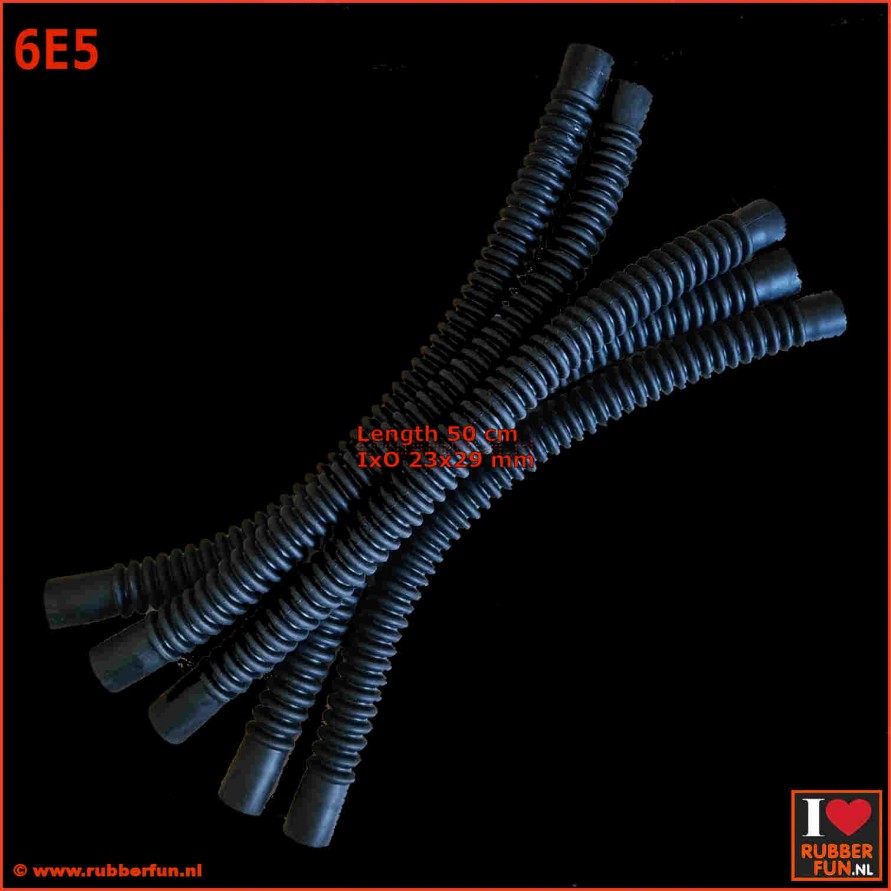 Corrugated hose - 50 cm  (19.5") - IxO 23x29 mm - set of 5