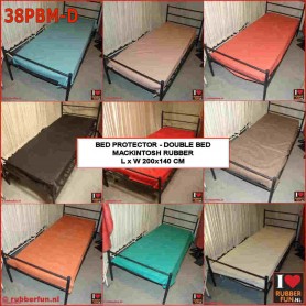 Rubber bed protector - mackintosh rubber - double bed