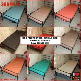 Rubber bed protector - Natural Rubber - single bed