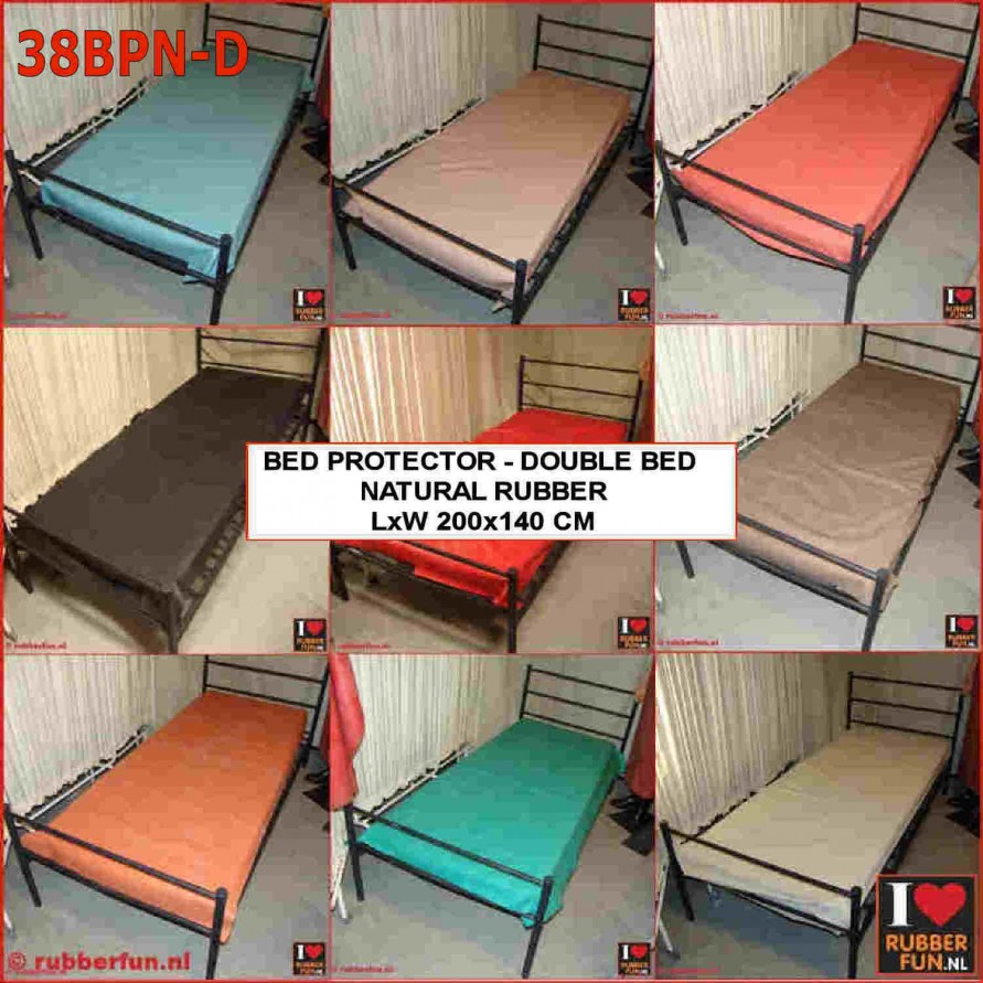 Rubber bed protector - Natural Rubber - double bed