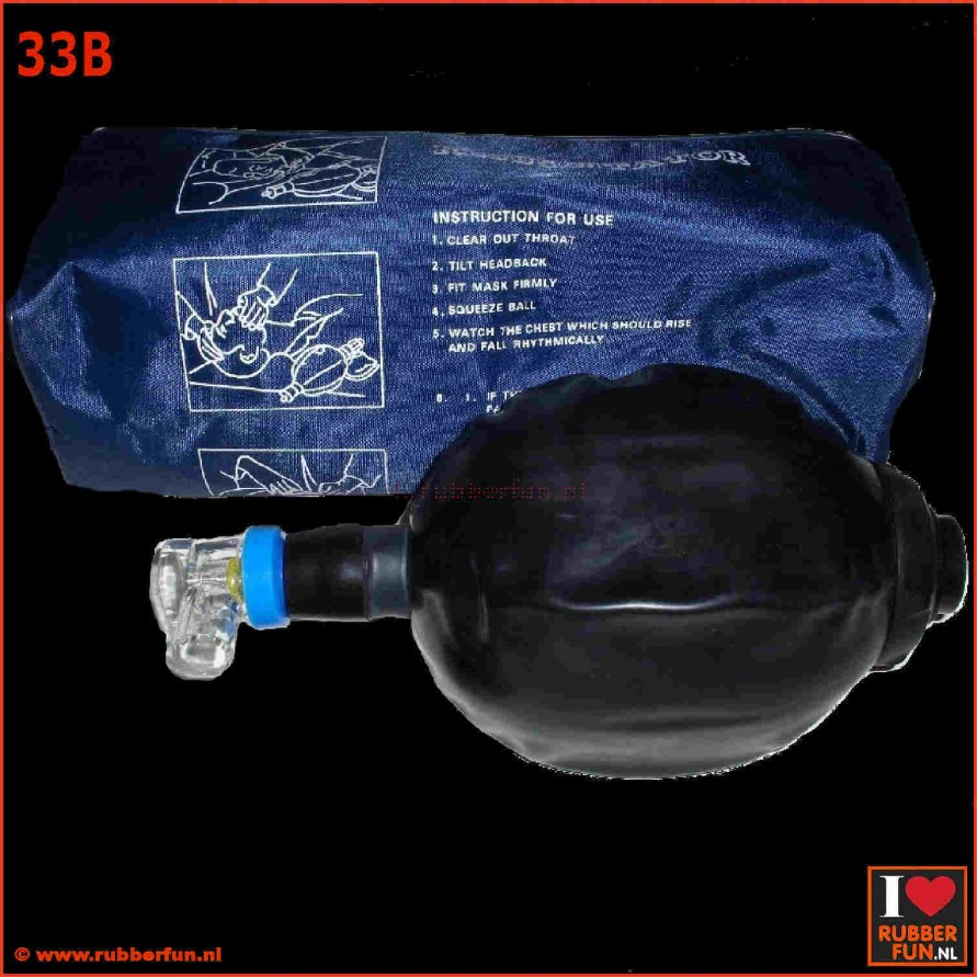 Manual PVC Bag Valve Mas Adult Ambu Bag, First Aid in Plastic Carrying Case  | eBay