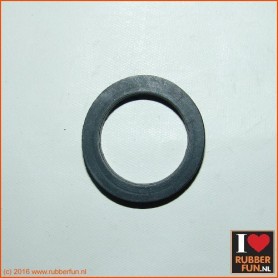 Rubber ring 28x37 mm IDxOD, 6.5 mm height - spare part gas mask hose