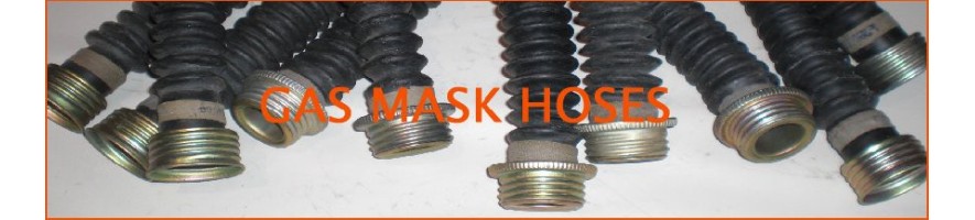 Gas mask hoses